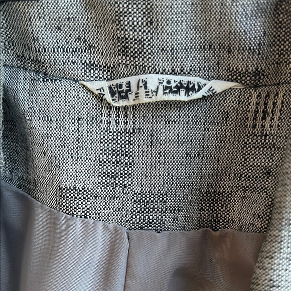 Vintage Gray Double-Breasted Long Jacket - Picture 2 of 8